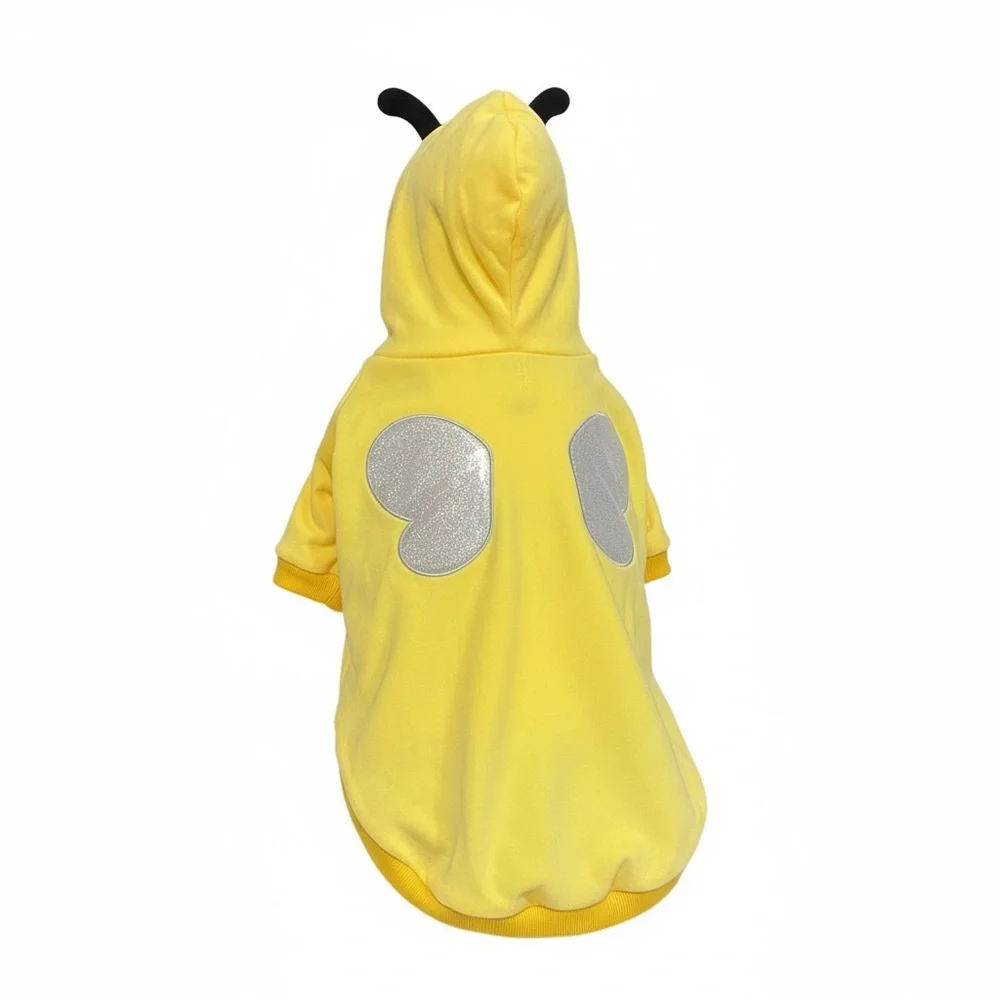 Squishmallows Yellow and Black Striped Dog Hoodie
